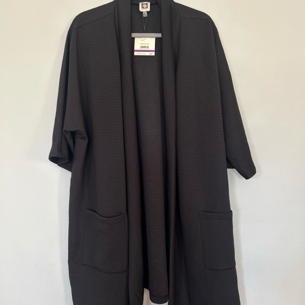 Anne Klein Black Cardigan Sweater
